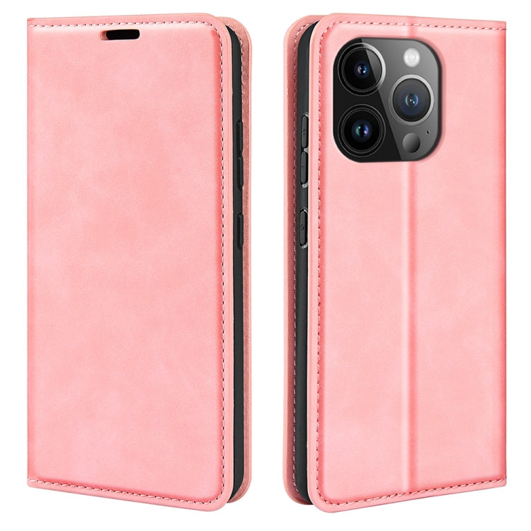 Retro-skin Magnetic Suction Leather Phone Case, For iPhone 16, For iPhone 15 Pro Max, For iPhone 15 Pro, For iPhone 15 Plus