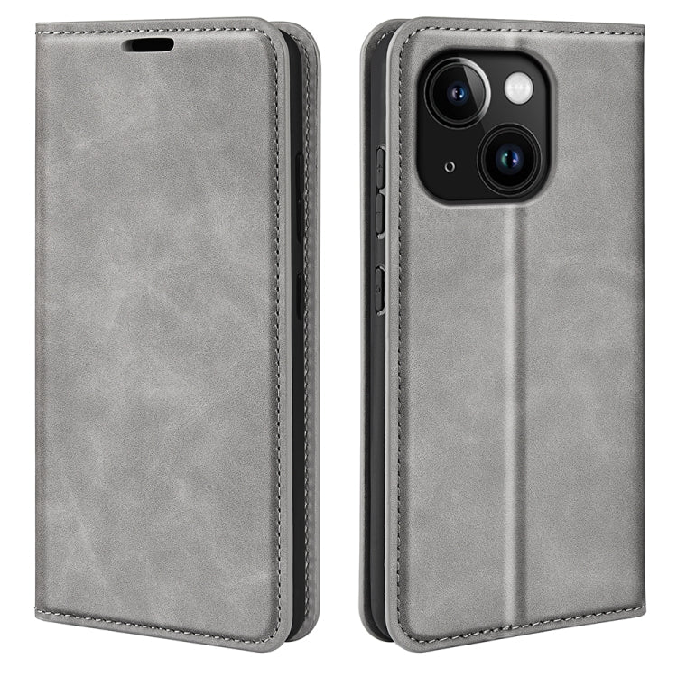 Retro-skin Magnetic Suction Leather Phone Case, For iPhone 16, For iPhone 15 Pro Max, For iPhone 15 Pro, For iPhone 15 Plus