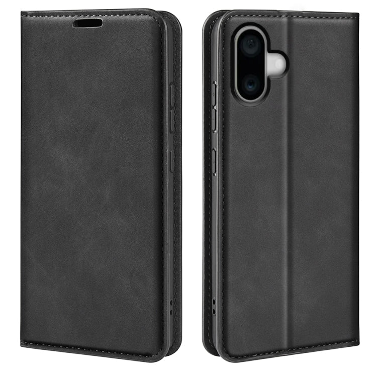 Retro-skin Magnetic Suction Leather Phone Case, For iPhone Air, For iPhone 16 Pro Max, For iPhone 16 Pro, For iPhone 16 Plus