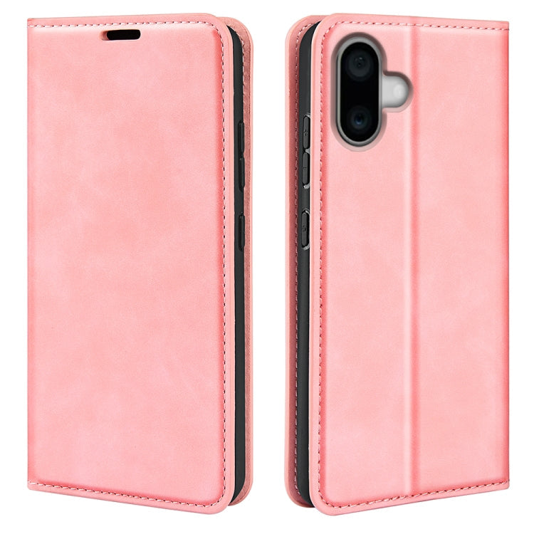 Retro-skin Magnetic Suction Leather Phone Case, For iPhone Air, For iPhone 16 Pro Max, For iPhone 16 Pro, For iPhone 16 Plus