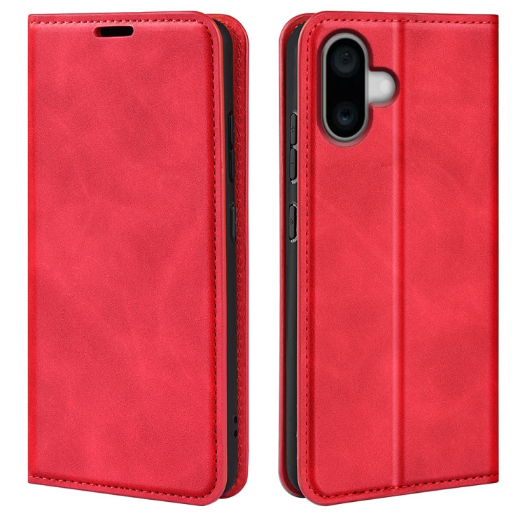 Retro-skin Magnetic Suction Leather Phone Case, For iPhone Air, For iPhone 16 Pro Max, For iPhone 16 Pro, For iPhone 16 Plus
