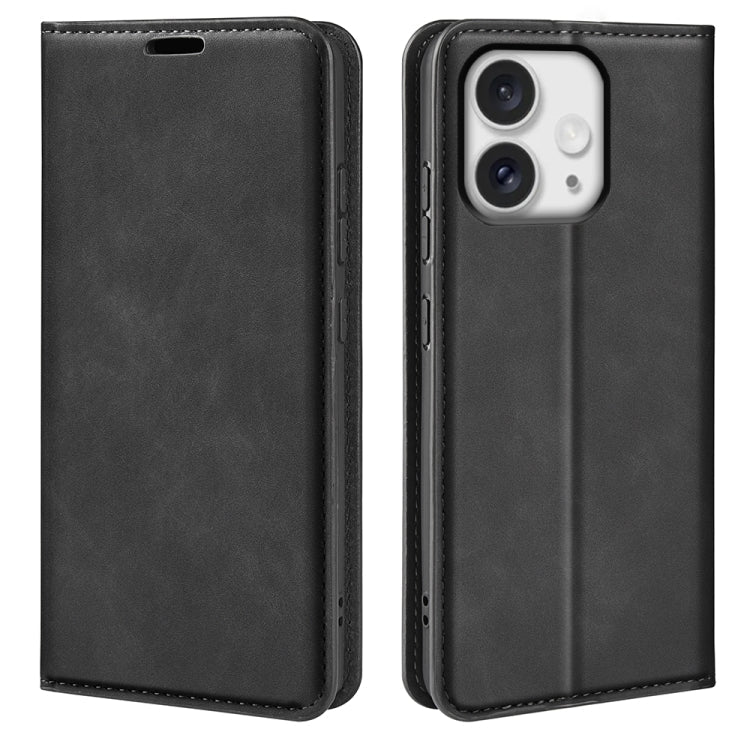 Retro-skin Magnetic Suction Leather Phone Case, For iPhone Air, For iPhone 16 Pro Max, For iPhone 16 Pro, For iPhone 16 Plus