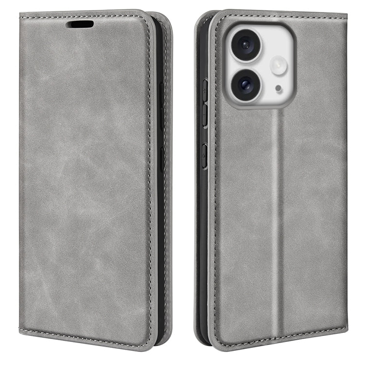 Retro-skin Magnetic Suction Leather Phone Case, For iPhone Air, For iPhone 16 Pro Max, For iPhone 16 Pro, For iPhone 16 Plus