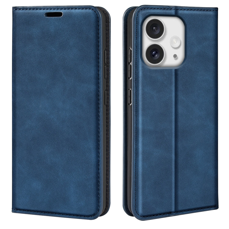 Retro-skin Magnetic Suction Leather Phone Case, For iPhone Air, For iPhone 16 Pro Max, For iPhone 16 Pro, For iPhone 16 Plus