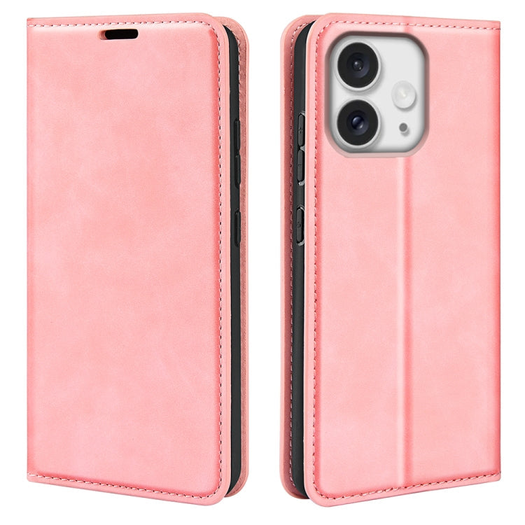 Retro-skin Magnetic Suction Leather Phone Case, For iPhone Air, For iPhone 16 Pro Max, For iPhone 16 Pro, For iPhone 16 Plus