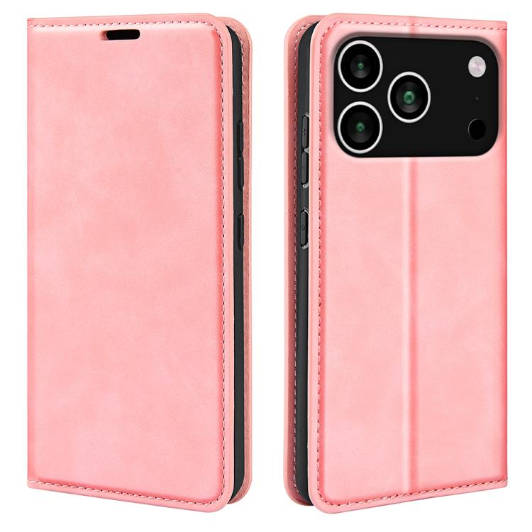 Retro-skin Magnetic Suction Leather Phone Case, For iPhone 17e / 16e, For iPhone 17 Pro Max, For iPhone 17 Pro, For iPhone 17