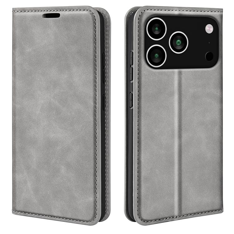 Retro-skin Magnetic Suction Leather Phone Case, For iPhone 17e / 16e, For iPhone 17 Pro Max, For iPhone 17 Pro, For iPhone 17