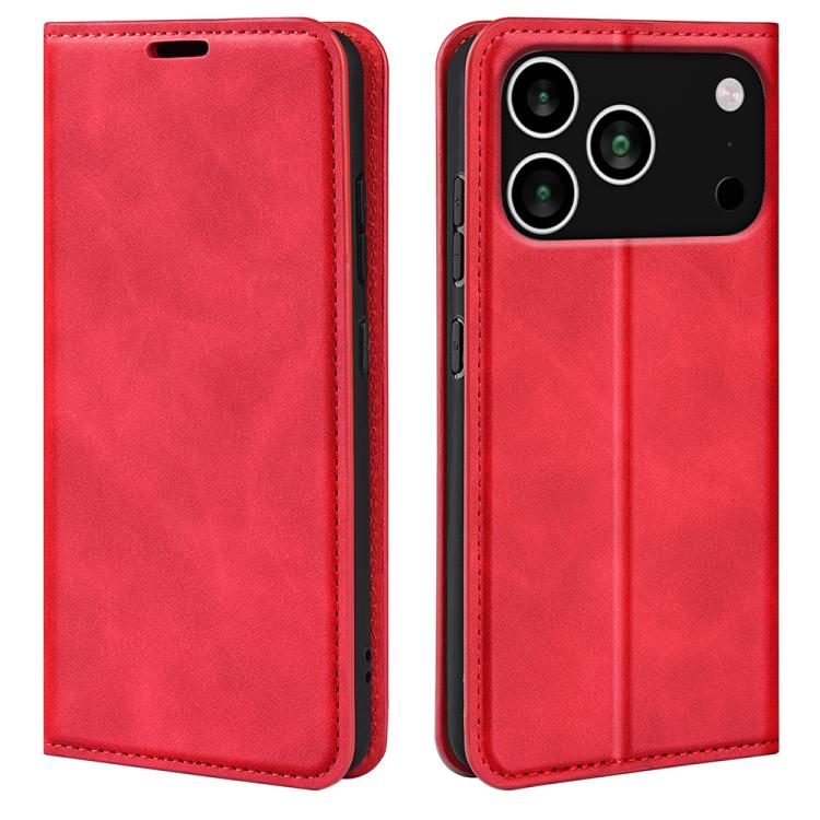 Retro-skin Magnetic Suction Leather Phone Case, For iPhone 17e / 16e, For iPhone 17 Pro Max, For iPhone 17 Pro, For iPhone 17