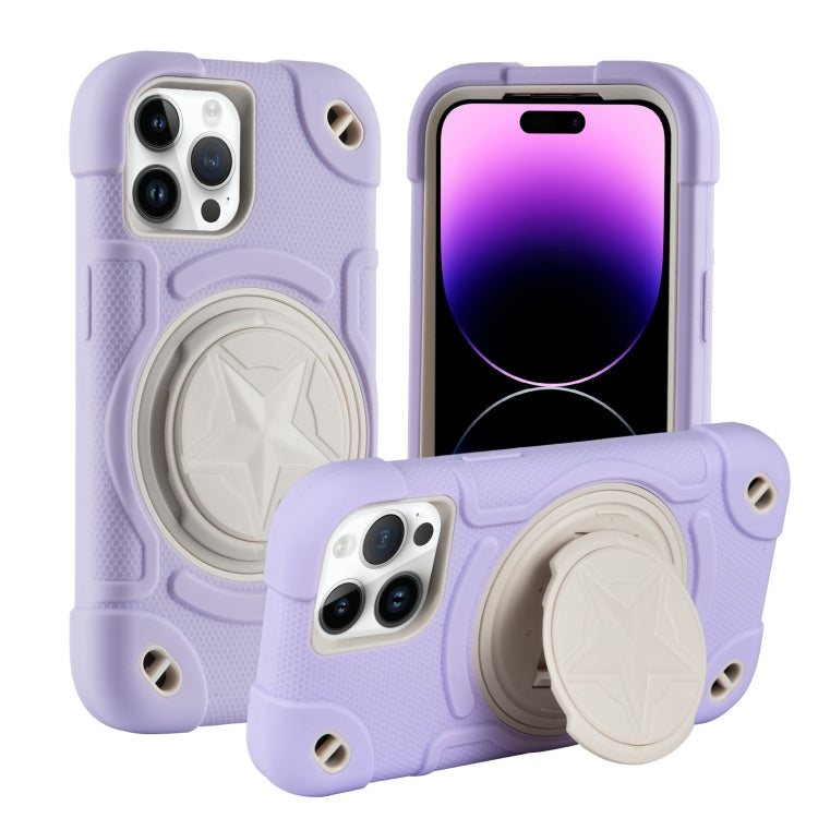 Shield PC Hybrid Silicone Phone Case, For iPhone 14, For iPhone 14 Pro Max