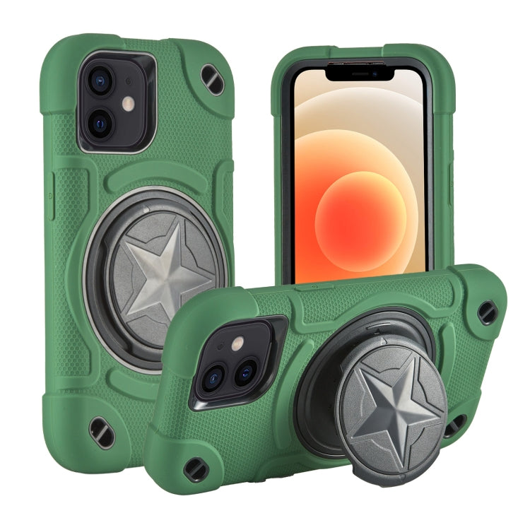 Shield PC Hybrid Silicone Phone Case, For iPhone 12, For iPhone 12 Pro Max
