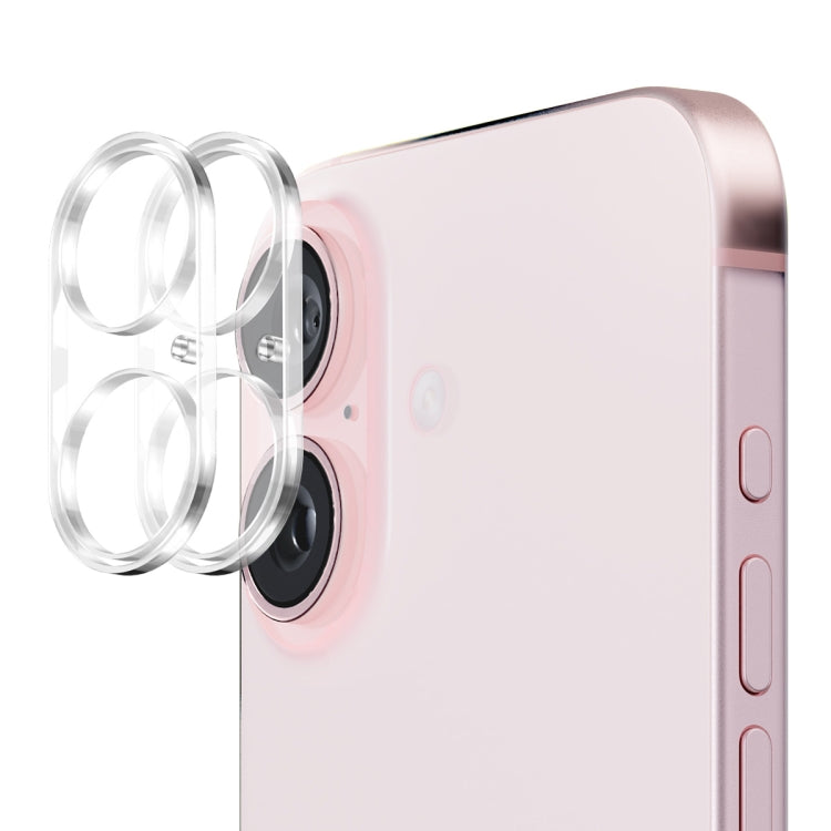 2pcs ENKAY Hat-Prince 9H Rear Camera Lens Tempered Glass Film, For iPhone 17e / 16e, For iPhone 17 Pro Max, For iPhone 17 Pro, For iPhone 17, For iPhone Air, For iPhone 16 Pro / 16 Pro Max, For iPhone 16 / 16 Plus, For iPhone 15 Pro / 15 Pro Max       ...
