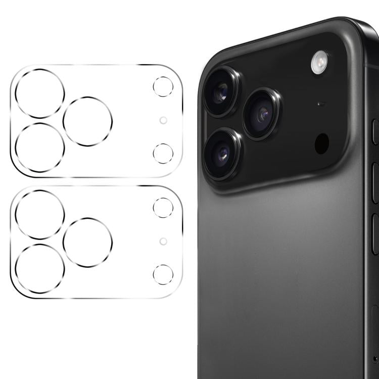 2pcs ENKAY Hat-Prince 9H Rear Camera Lens Tempered Glass Film, For iPhone 17e / 16e, For iPhone 17 Pro Max, For iPhone 17 Pro, For iPhone 17, For iPhone Air, For iPhone 16 Pro / 16 Pro Max, For iPhone 16 / 16 Plus, For iPhone 15 Pro / 15 Pro Max       ...