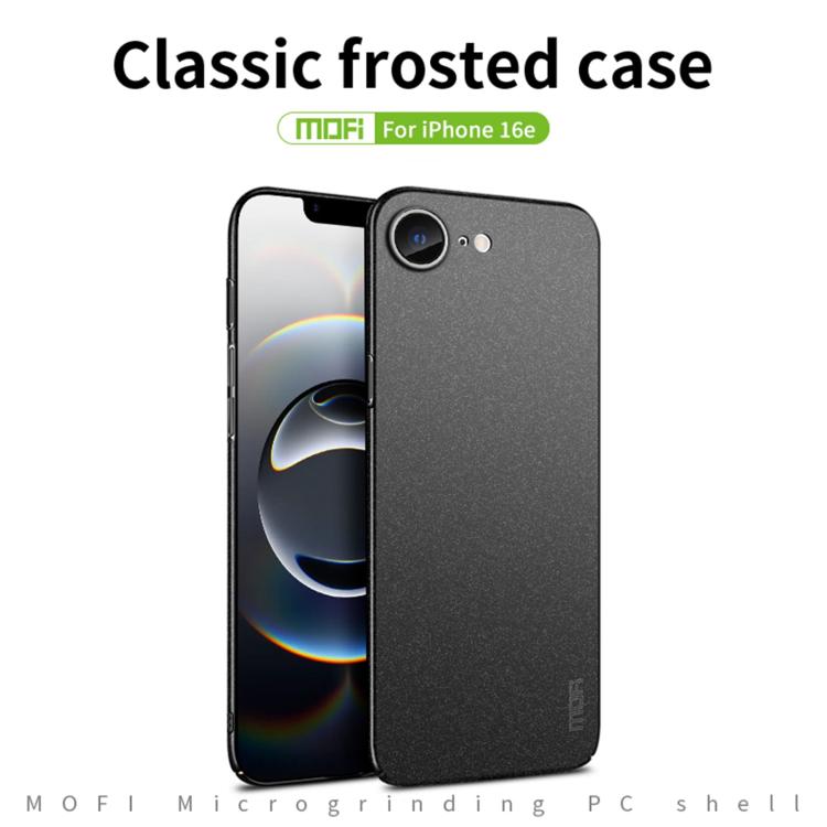 MOFI Fandun Series Frosted PC Ultra-thin All-inclusive Phone Case, For iPhone 17e / 16e, For iPhone 17 Pro Max, For iPhone 17 Pro, For iPhone 17