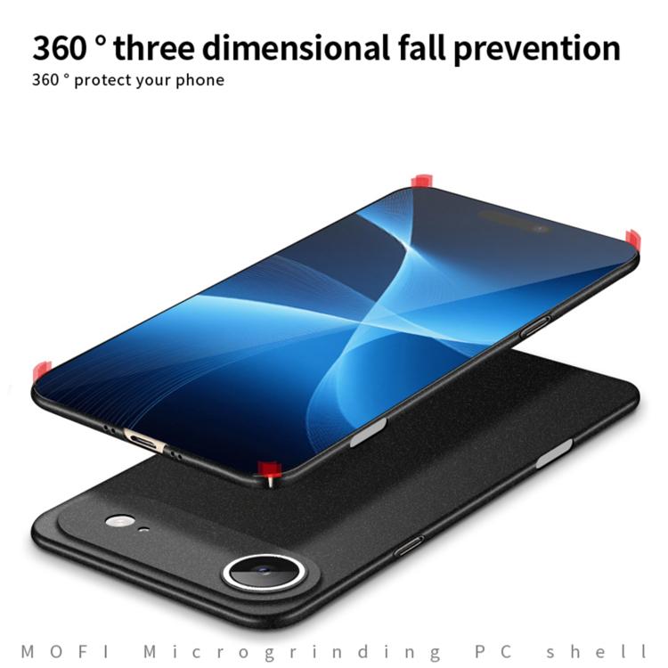 MOFI Fandun Series Frosted PC Ultra-thin All-inclusive Phone Case, For iPhone Air, For iPhone 16 Pro Max, For iPhone 16 Pro, For iPhone 16 Plus