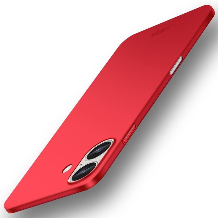 MOFI Frosted PC Ultra-thin Hard Phone Case, For iPhone Air, For iPhone 16 Pro Max, For iPhone 16 Pro, For iPhone 16 Plus
