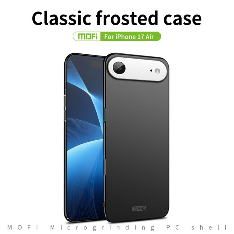 MOFI Frosted PC Ultra-thin Hard Phone Case, For iPhone Air, For iPhone 16 Pro Max, For iPhone 16 Pro, For iPhone 16 Plus