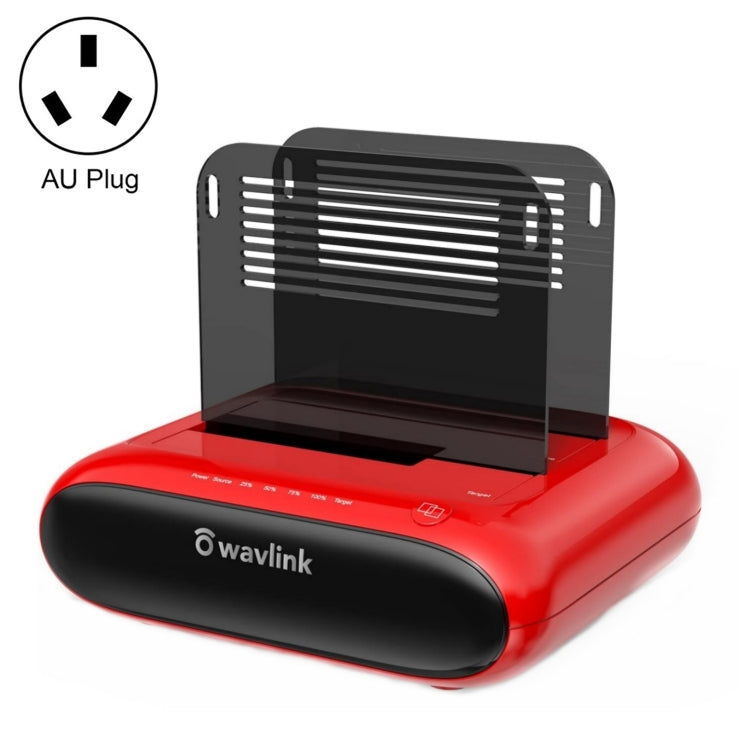 Wavlink ST341U Dual Bay External Hard Drive Docking Station Support Offline Clone Function, ST341U