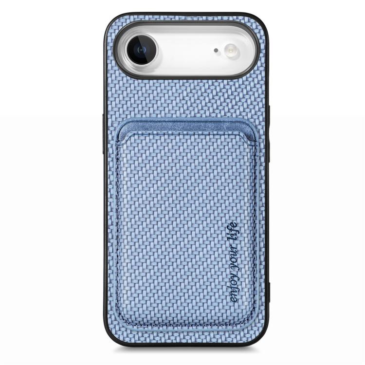 Carbon Fiber Leather Card Magsafe Phone Case, For iPhone Air, For iPhone 16 Pro Max, For iPhone 16 Pro, For iPhone 16 Plus