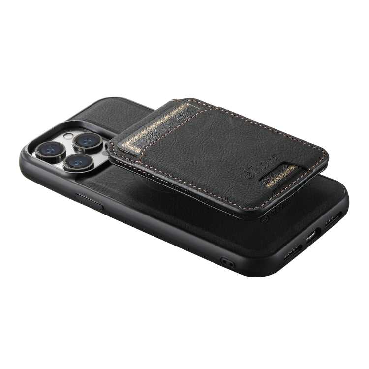 Suteni H16 Litchi Texture Leather Detachable Wallet Back Phone Case, For iPhone 14 Pro Max, For iPhone 13 Pro Max, For iPhone 13 Pro, For iPhone 13, For iPhone 12, For iPhone 12 Pro Max