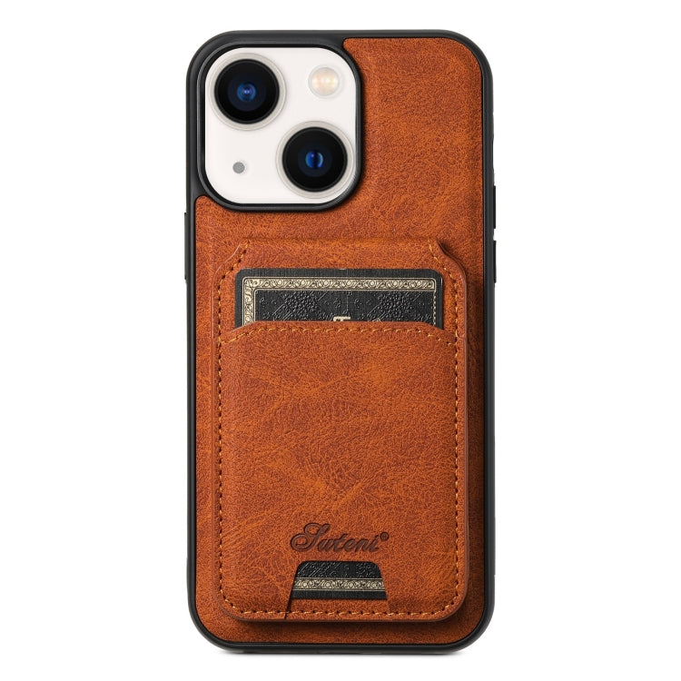 Suteni H16 Litchi Texture Leather Detachable Wallet Back Phone Case, For iPhone 14 Pro Max, For iPhone 13 Pro Max, For iPhone 13 Pro, For iPhone 13, For iPhone 12, For iPhone 12 Pro Max