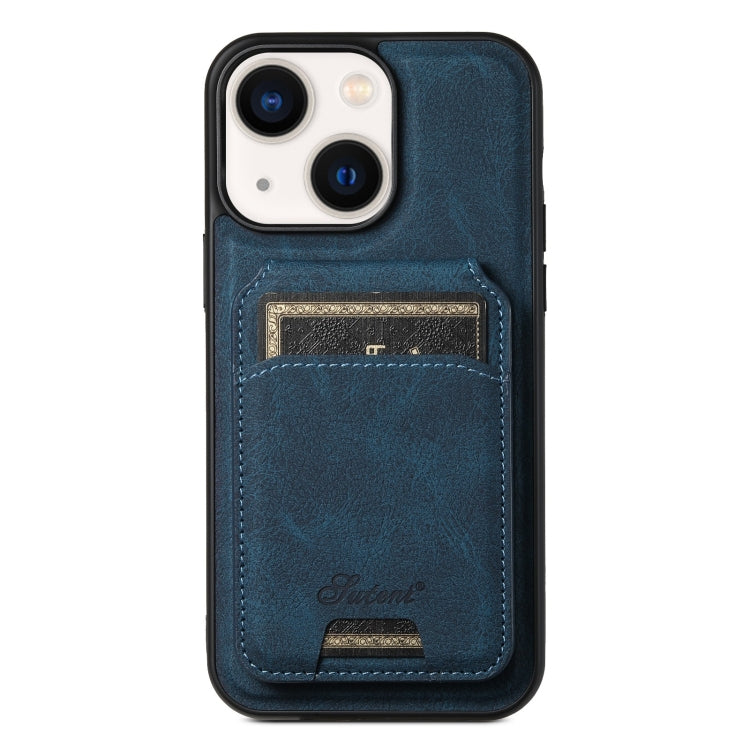 Suteni H16 Litchi Texture Leather Detachable Wallet Back Phone Case, For iPhone 14 Pro Max, For iPhone 13 Pro Max, For iPhone 13 Pro, For iPhone 13, For iPhone 12, For iPhone 12 Pro Max