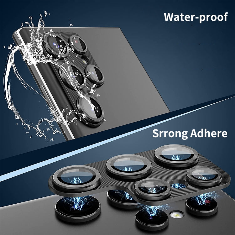 ENKAY Hat-Prince 9H Rear Camera Lens Aluminium Alloy Tempered Glass Film, For Samsung Galaxy S24 Ultra 5G