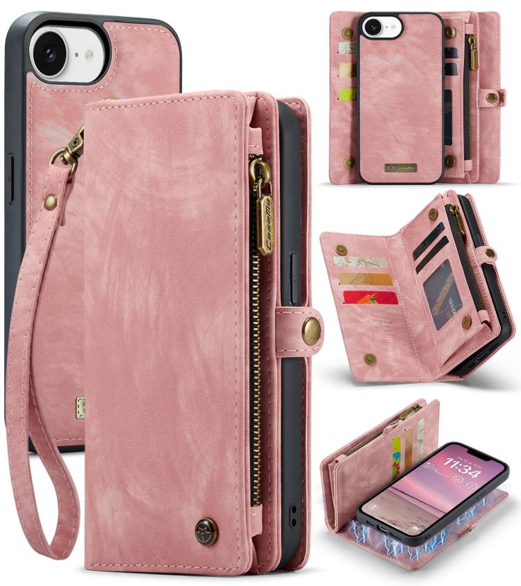 CaseMe 008 Detachable Multifunctional Leather Phone Case, For iPhone 17e / 16e, For iPhone 17 Pro Max, For iPhone 17 Pro, For iPhone 17