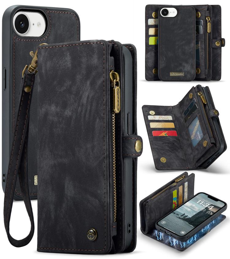 CaseMe 008 Detachable Multifunctional Leather Phone Case, For iPhone 17e / 16e, For iPhone 17 Pro Max, For iPhone 17 Pro, For iPhone 17