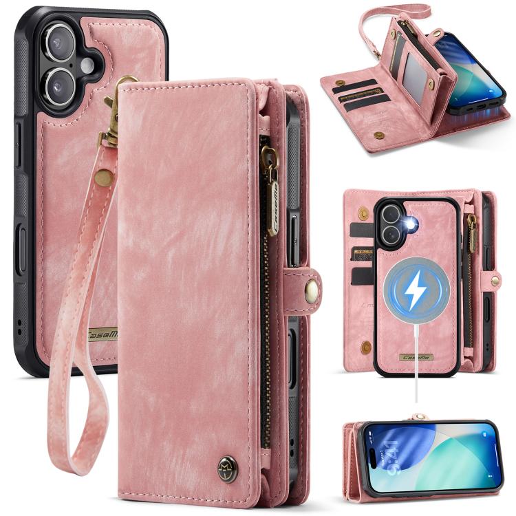 CaseMe 008 Detachable Multifunctional Leather Phone Case, For iPhone 17e / 16e, For iPhone 17 Pro Max, For iPhone 17 Pro, For iPhone 17