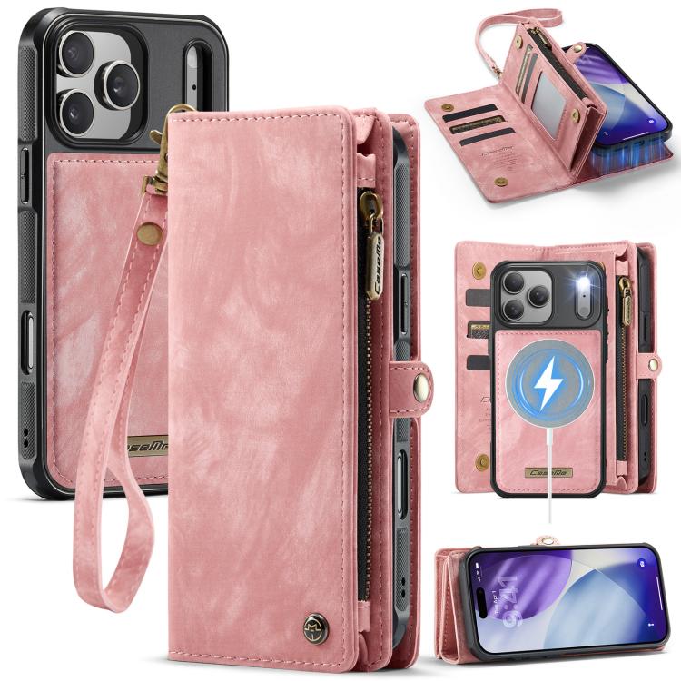 CaseMe 008 Detachable Multifunctional Leather Phone Case, For iPhone 17e / 16e, For iPhone 17 Pro Max, For iPhone 17 Pro, For iPhone 17