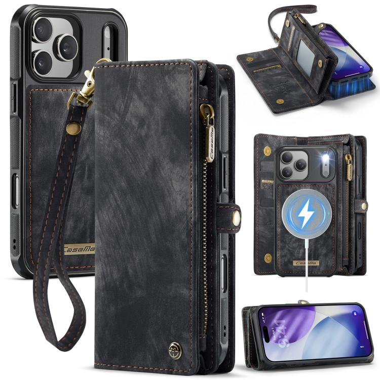 CaseMe 008 Detachable Multifunctional Leather Phone Case, For iPhone 17e / 16e, For iPhone 17 Pro Max, For iPhone 17 Pro, For iPhone 17