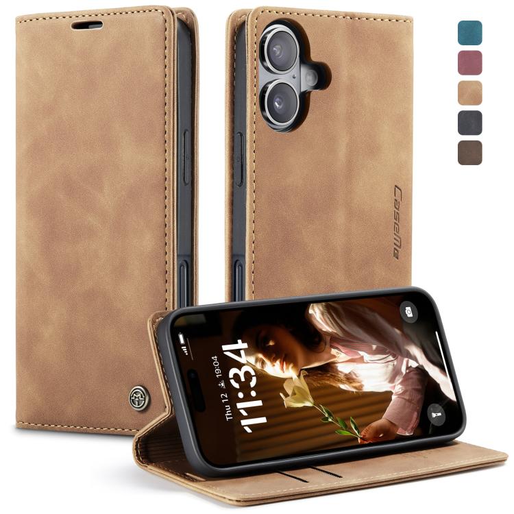 CaseMe 013 Multifunctional Horizontal Flip Leather Phone Case, For iPhone 16