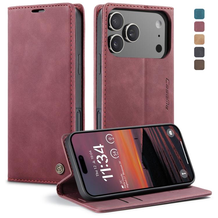 CaseMe 013 Multifunctional Horizontal Flip Leather Phone Case, For iPhone 17e / 16e, For iPhone 17 Pro Max, For iPhone 17 Pro, For iPhone 17