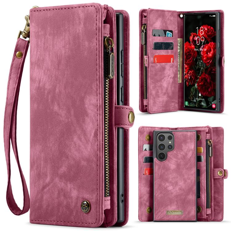 CaseMe 008 Detachable Multifunctional Leather Phone Case, For Samsung Galaxy A36 5G, For Samsung Galaxy S25 5G, For Samsung Galaxy S25+ 5G, For Samsung Galaxy S25 Ultra 5G
