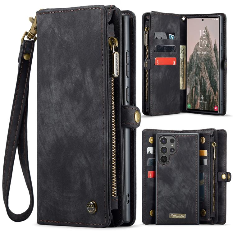 CaseMe 008 Detachable Multifunctional Leather Phone Case, For Samsung Galaxy A36 5G, For Samsung Galaxy S25 5G, For Samsung Galaxy S25+ 5G, For Samsung Galaxy S25 Ultra 5G