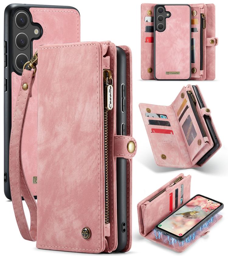 CaseMe 008 Detachable Multifunctional Leather Phone Case, For Samsung Galaxy A36 5G, For Samsung Galaxy S25 5G, For Samsung Galaxy S25+ 5G, For Samsung Galaxy S25 Ultra 5G