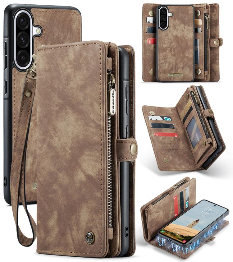 CaseMe 008 Detachable Multifunctional Leather Phone Case, For Samsung Galaxy A36 5G, For Samsung Galaxy S25 5G, For Samsung Galaxy S25+ 5G, For Samsung Galaxy S25 Ultra 5G