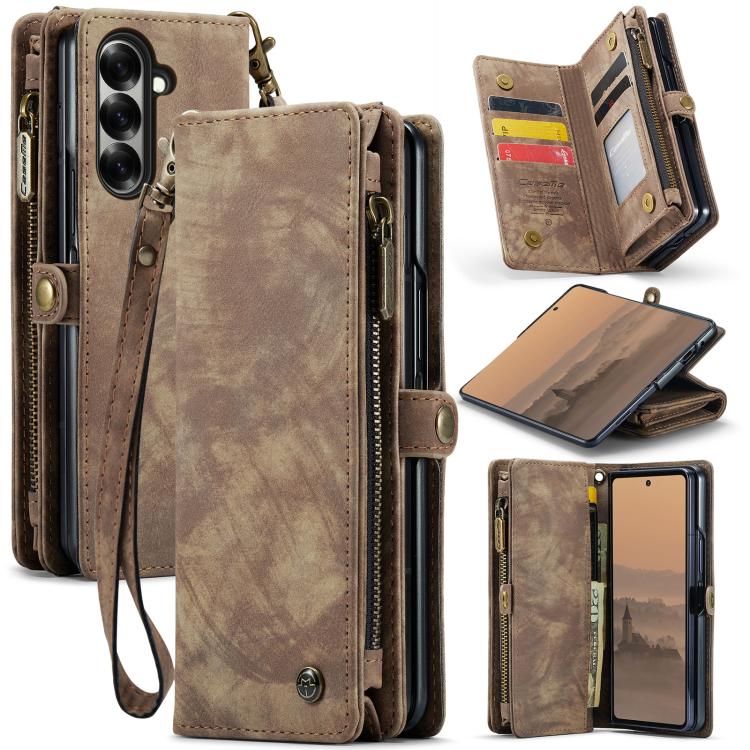 CaseMe 008 Detachable Multifunctional Leather Phone Case, For Samsung Galaxy A37 5G, For Samsung Galaxy Z Fold7, For Samsung Galaxy S25 Edge 5G, For Samsung Galaxy A56 5G