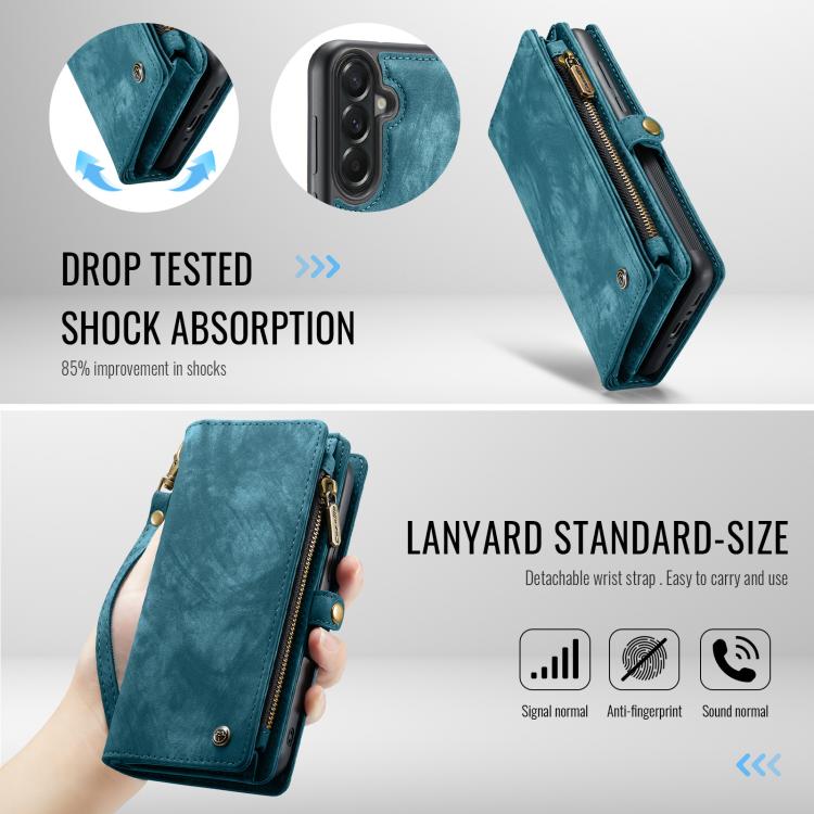 CaseMe 008 Detachable Multifunctional Leather Phone Case, For Samsung Galaxy A37 5G, For Samsung Galaxy Z Fold7, For Samsung Galaxy S25 Edge 5G, For Samsung Galaxy A56 5G