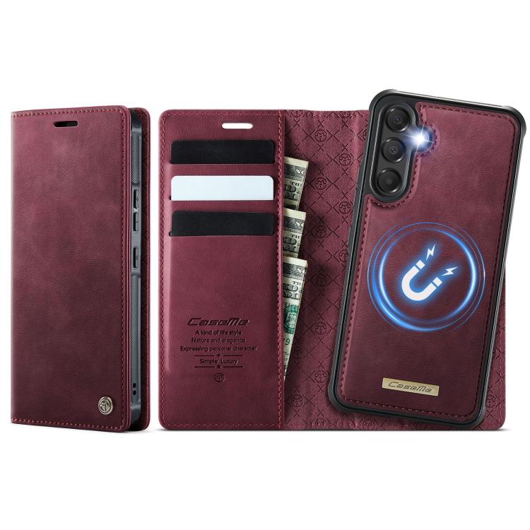 CaseMe C49 Magnetic RFID Blocking Detachable Wallet Leather Phone Case, For Samsung Galaxy S23 FE 5G, For Samsung Galaxy A54 5G, For Samsung Galaxy S23 Ultra 5G, For Samsung Galaxy S23+ 5G