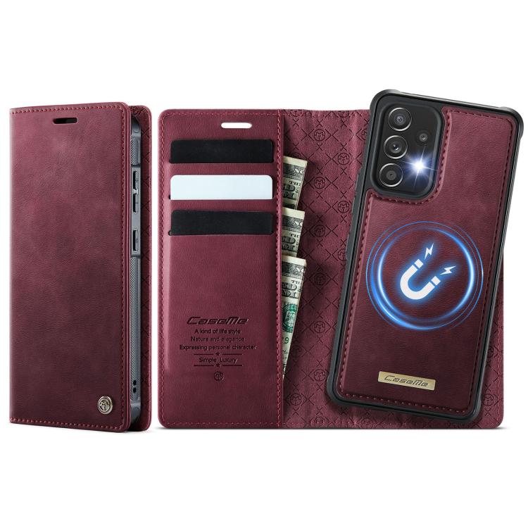 CaseMe C49 Magnetic RFID Blocking Detachable Wallet Leather Phone Case, For Samsung Galaxy S23 5G, For Samsung Galaxy S20 FE, For Samsung Galaxy A53 5G, For Samsung Galaxy S22 Ultra 5G
