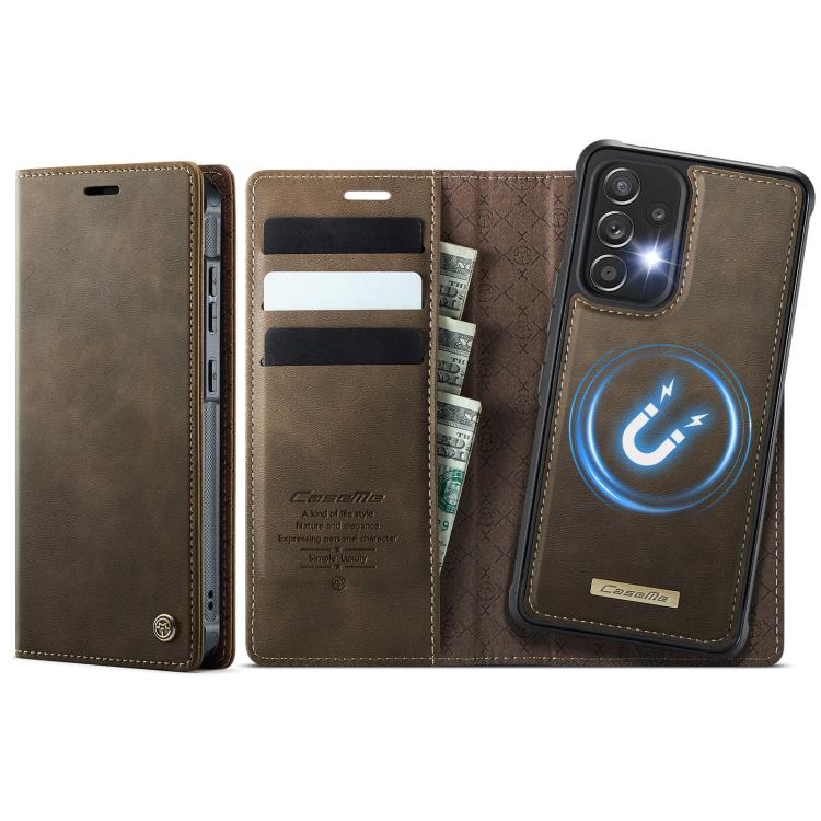CaseMe C49 Magnetic RFID Blocking Detachable Wallet Leather Phone Case, For Samsung Galaxy S23 5G, For Samsung Galaxy S20 FE, For Samsung Galaxy A53 5G, For Samsung Galaxy S22 Ultra 5G