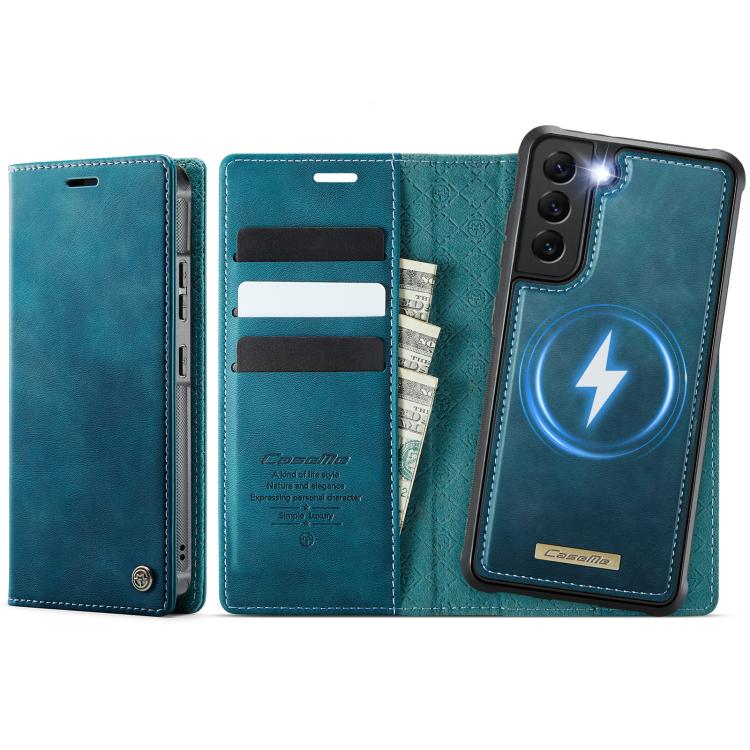 CaseMe C49 Magnetic RFID Blocking Detachable Wallet Leather Phone Case, For Samsung Galaxy S22+ 5G, For Samsung Galaxy S22 5G, For Samsung Galaxy S21 FE 5G, For Samsung Galaxy S21 5G