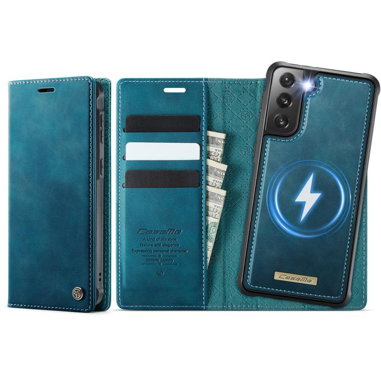 CaseMe C49 Magnetic RFID Blocking Detachable Wallet Leather Phone Case, For Samsung Galaxy S22+ 5G, For Samsung Galaxy S22 5G, For Samsung Galaxy S21 FE 5G, For Samsung Galaxy S21 5G