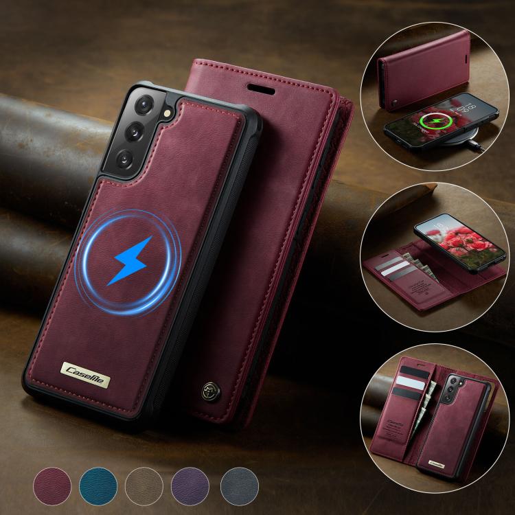 CaseMe C49 Magnetic RFID Blocking Detachable Wallet Leather Phone Case, For Samsung Galaxy S21+ 5G, For Samsung Galaxy S21 Ultra 5G, For Samsung Galaxy S20 Ultra, For Samsung Galaxy S20