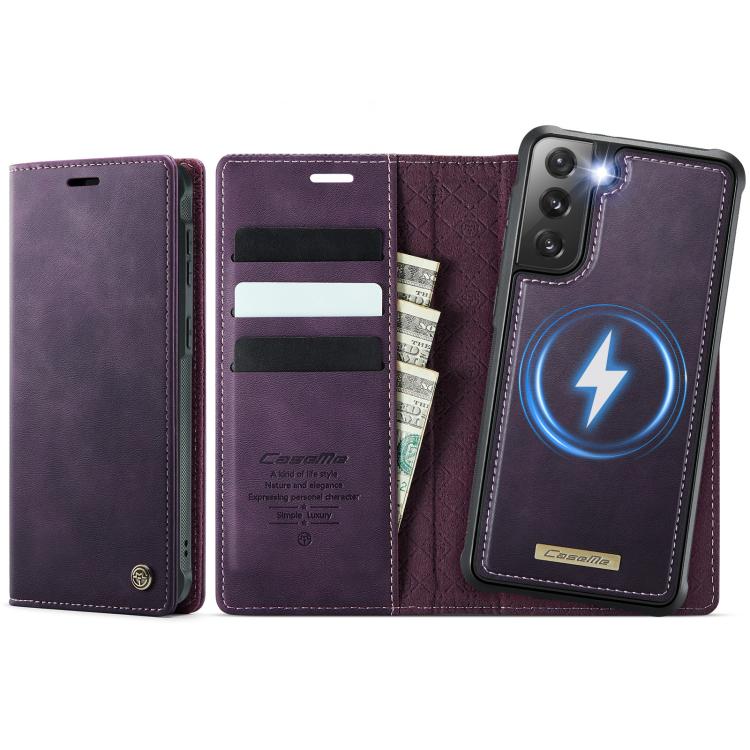 CaseMe C49 Magnetic RFID Blocking Detachable Wallet Leather Phone Case, For Samsung Galaxy S21+ 5G, For Samsung Galaxy S21 Ultra 5G, For Samsung Galaxy S20 Ultra, For Samsung Galaxy S20
