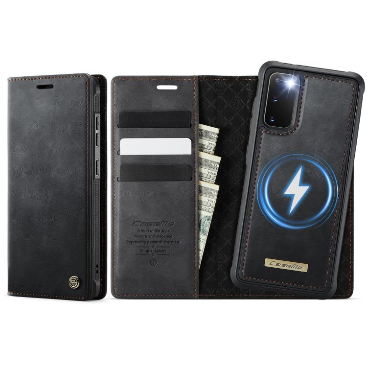 CaseMe C49 Magnetic RFID Blocking Detachable Wallet Leather Phone Case, For Samsung Galaxy S21+ 5G, For Samsung Galaxy S21 Ultra 5G, For Samsung Galaxy S20 Ultra, For Samsung Galaxy S20
