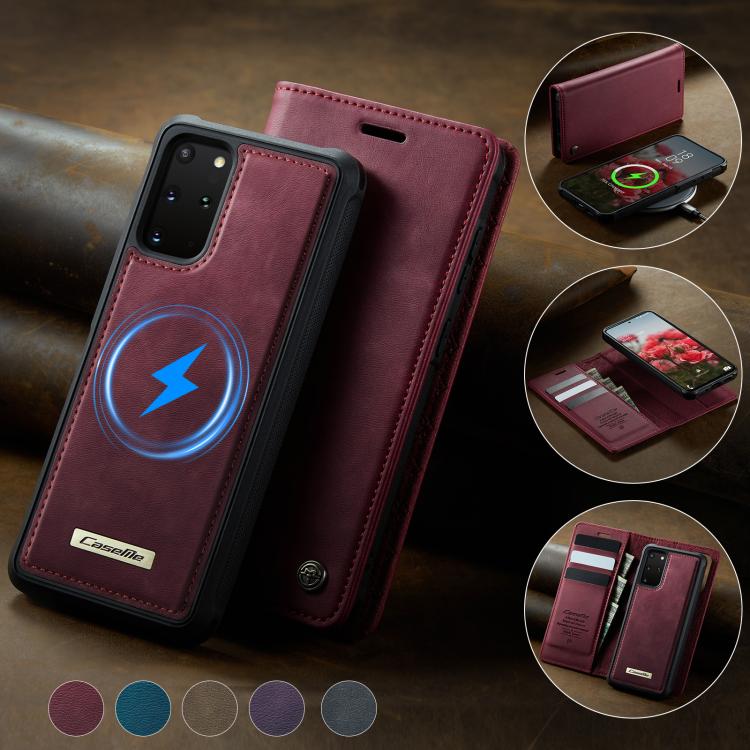 CaseMe C49 Magnetic RFID Blocking Detachable Wallet Leather Phone Case, For Samsung Galaxy S20+, For Samsung Galaxy A17, For Samsung Galaxy S24 / S25, For Samsung Galaxy S24+ / S25+