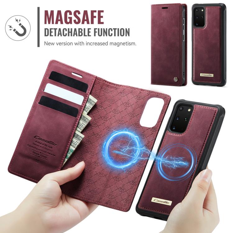 CaseMe C49 Magnetic RFID Blocking Detachable Wallet Leather Phone Case, For Samsung Galaxy S20+, For Samsung Galaxy A17, For Samsung Galaxy S24 / S25, For Samsung Galaxy S24+ / S25+
