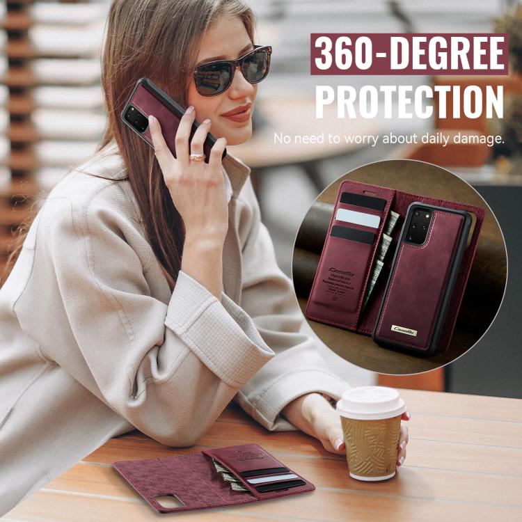 CaseMe C49 Magnetic RFID Blocking Detachable Wallet Leather Phone Case, For Samsung Galaxy S20+, For Samsung Galaxy A17, For Samsung Galaxy S24 / S25, For Samsung Galaxy S24+ / S25+
